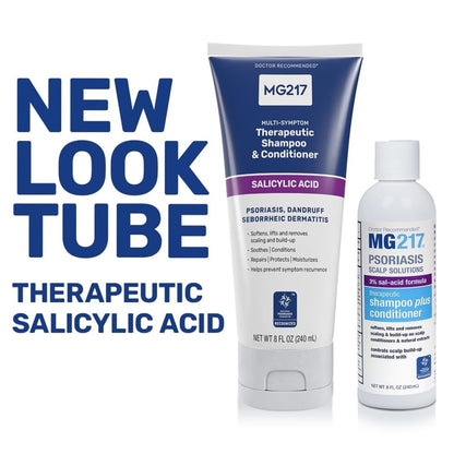 【エクスプレス便】MG217 サリチル酸配合 シャンプー＆コンディショナー 頭皮ケア エムジー217 Psoriasis Shampoo and Conditioner 240ml ふけ かゆみ 乾燥対策 うるおいケア