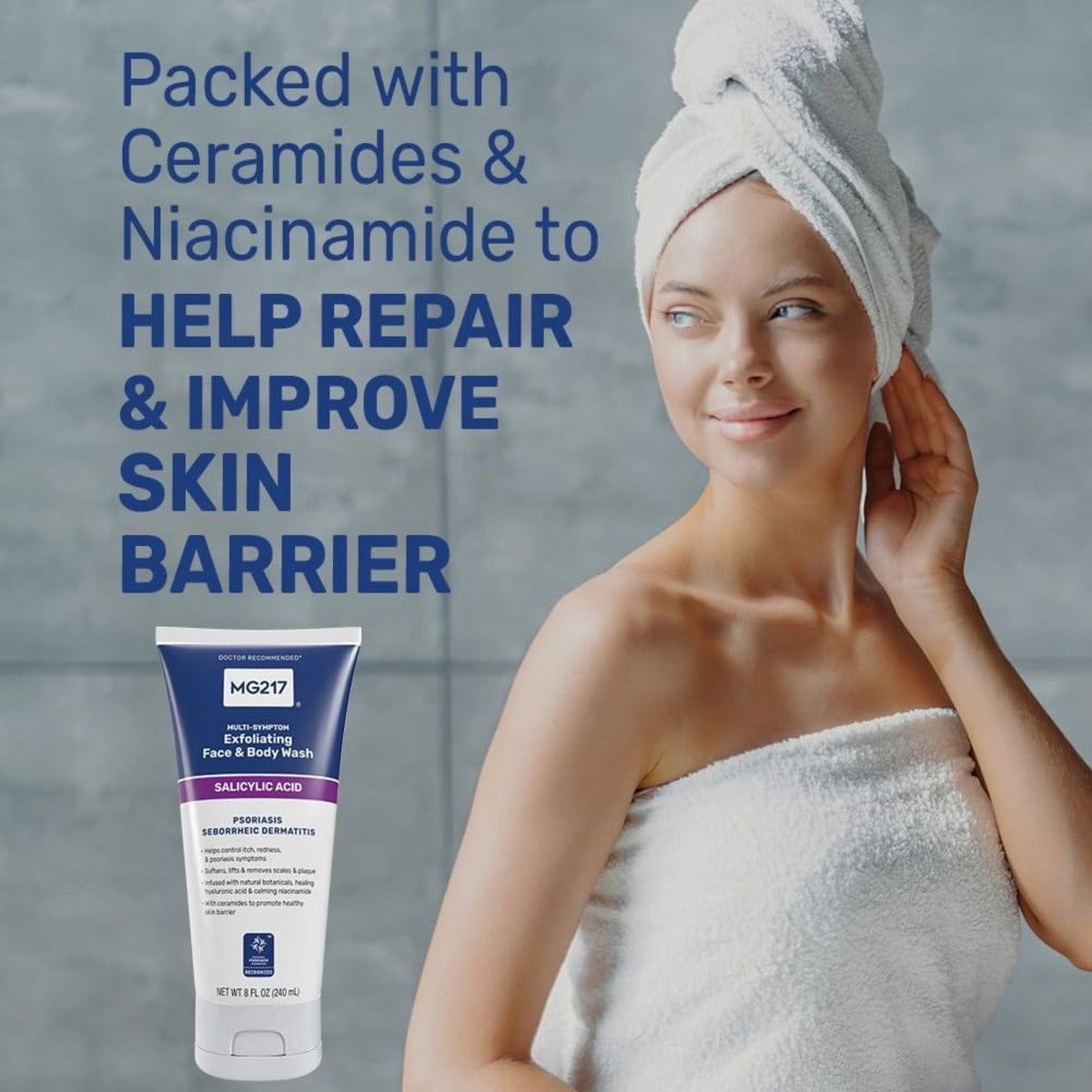 【エクスプレス便】MG217 サリチル酸配合 フェイス＆ボディウォッシュ 角質ケア 洗浄料 エムジー217 Medicated Exfoliating Face & Body Wash 240ml