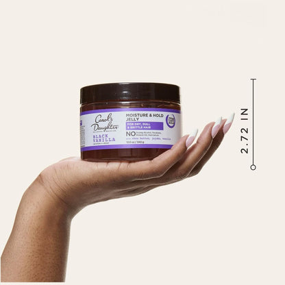 【エクスプレス便】Carol's Daughter キャロルズ・ドーター ブラックバニラ  モイスチャー＆ホールド ジェリー ヘアジェル 355ml（乾燥髪用、シアバター、ホホバ、バニラ配合） Black Vanilla Moisture and Hold Jelly, Hair Gel For Dry Hair12 Fl Oz