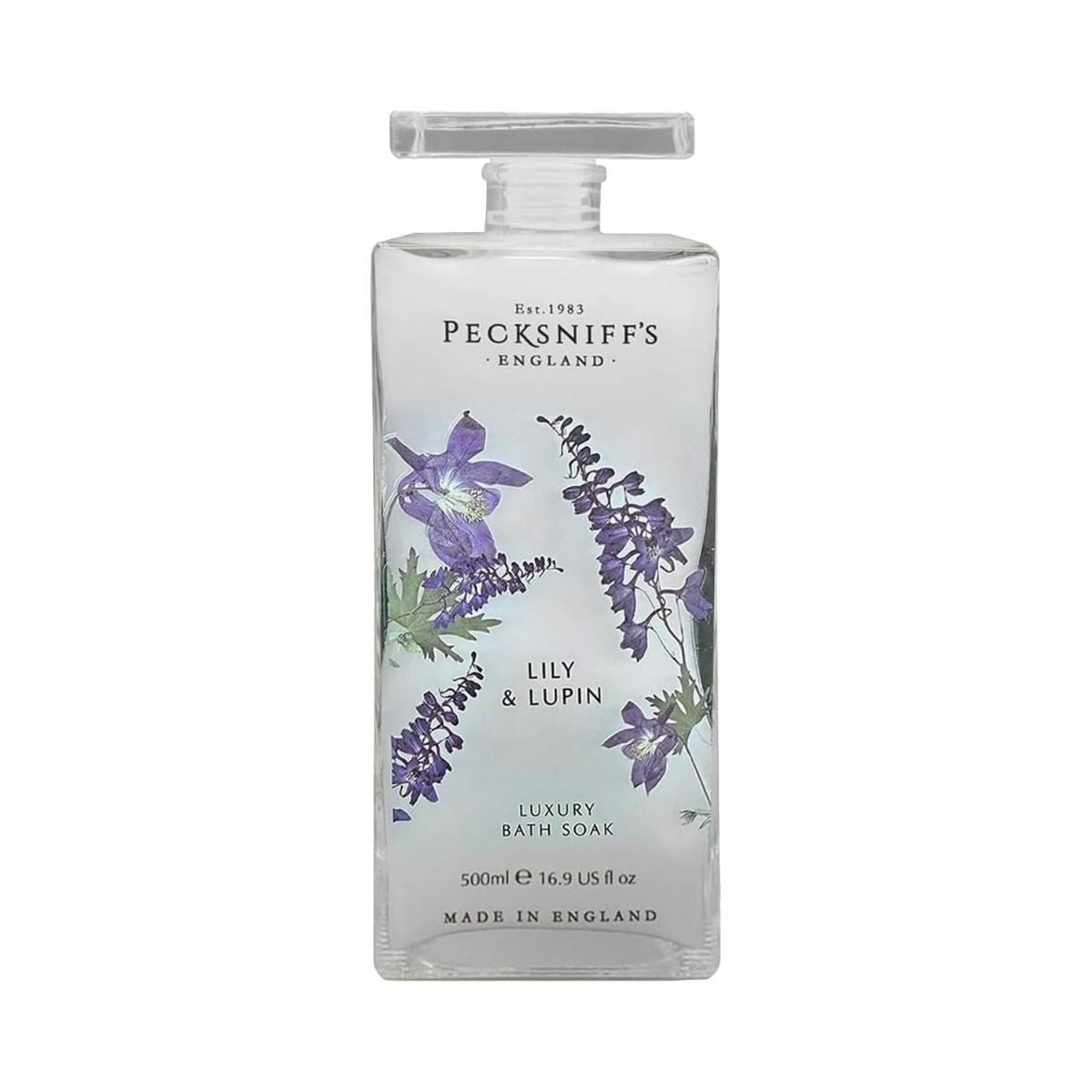 【エクスプレス便】Pecksniff's リリー＆ルパン ラグジュアリー・バスソーク デキャンタボトル  500ml Pecksniff's Lily & Lupin Bath Soak Decanter 500ml/16.9 Fl Oz バスオイル バスエッセンス 入浴剤
