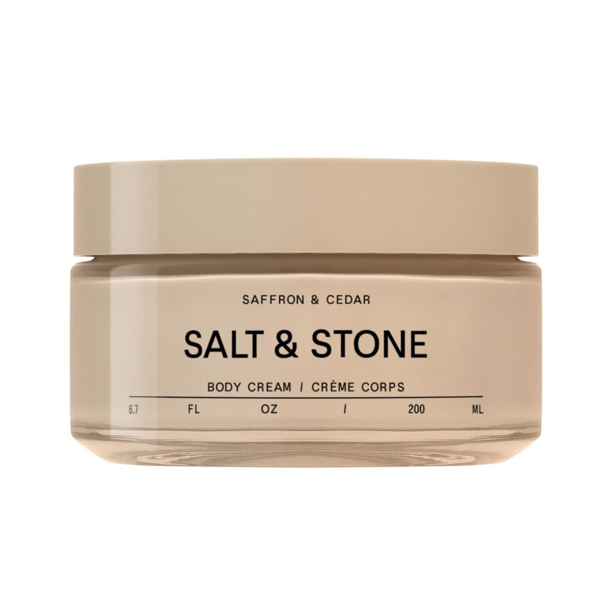 【エクスプレス便】SALT & STONE ボディクリームサフラン & シダー 200mL SALT & STONE Salt & Stone Body Cream Saffron & Cedar for all Skin Types (6.7 fl oz) 保湿クリーム ボディローション