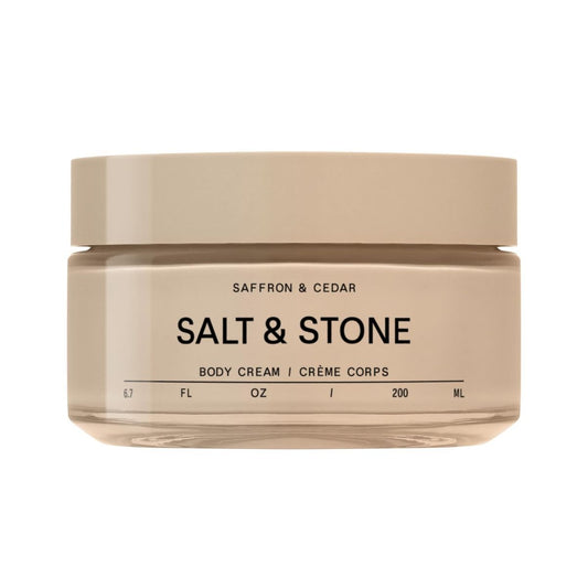 【エクスプレス便】SALT & STONE ボディクリームサフラン & シダー 200mL SALT & STONE Salt & Stone Body Cream Saffron & Cedar for all Skin Types (6.7 fl oz) 保湿クリーム ボディローション
