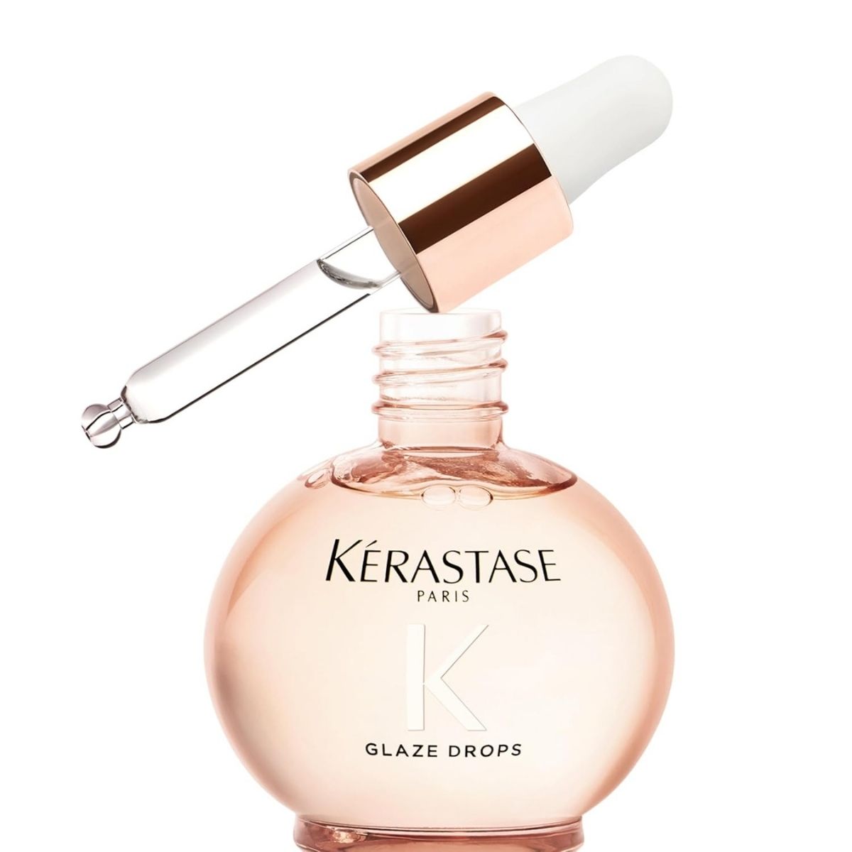 【エクスプレス便】Kerastase グロス アブソリュ グレイズ ドロップス 洗い流さないヘアオイル  Kerastase Gloss Absolu Glaze Drops Anti-Frizz Hair Oil 45ml ケラスターゼ  グロスオイル ローズオイル 配合
