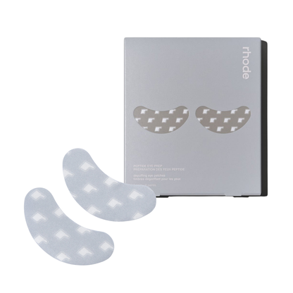 【エクスプレス便】rhode skin ロード ペプチド配合 目元用デパフ アイパッチ（rアイコン入り） rhode Peptide Eye Prep Depuffing Eye Patches /  r icon ヘイリービーバー しっとり ツヤ感