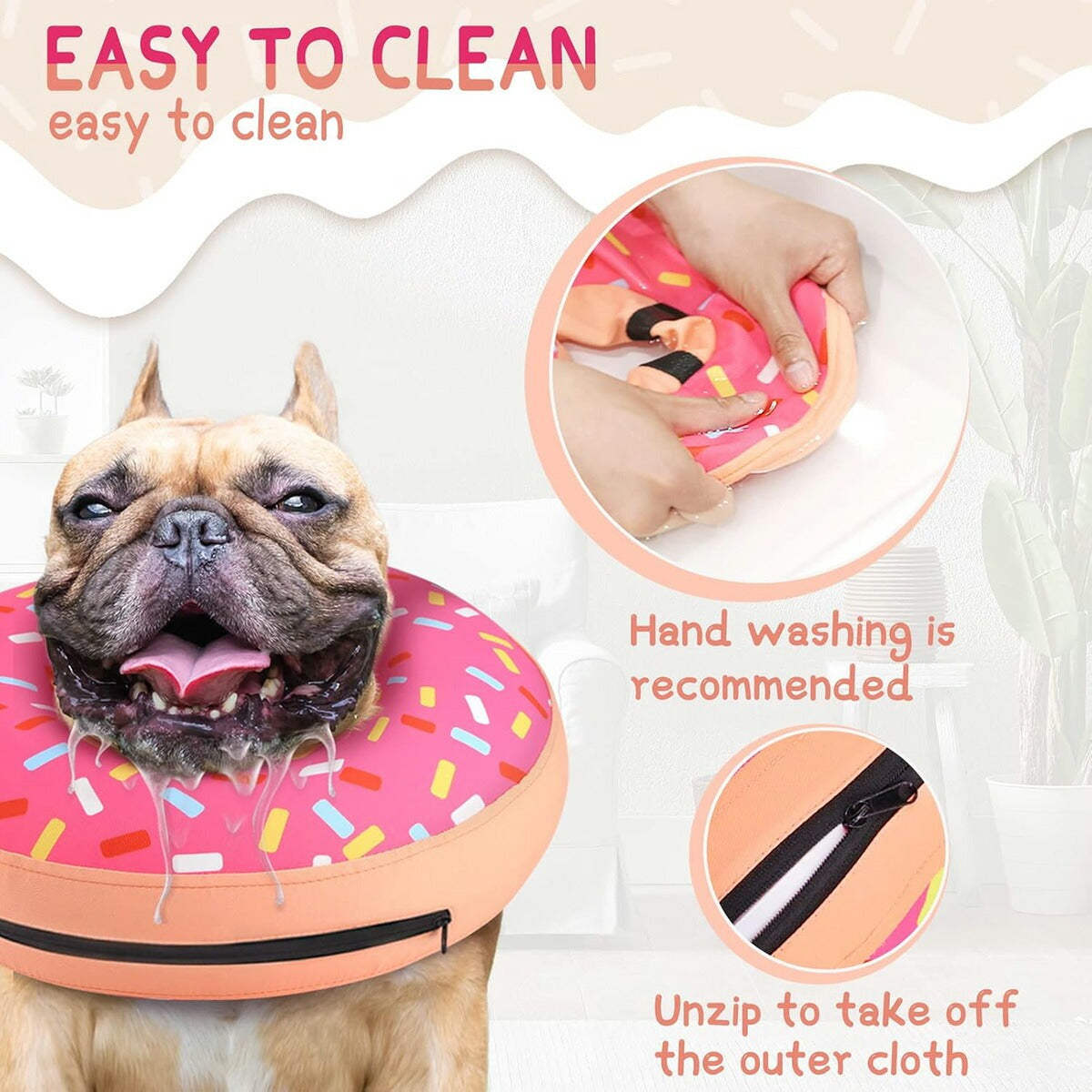 【エクスプレス便】Supet スーペット インフレータブル ドッグコーン カラー Supet Inflatable Dog Cone Collar 犬・猫用 ソフトエリザベスカラー 術後ケア ネックドーナツタイプ