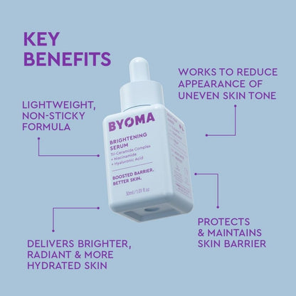 【追跡可能海外メール便】BYOMA ブライトニング フェイスセラム  バリアサポート美容液 30ml BYOMA Brightening Serum Barrier Repair Serum 1.01 fl. oz ブライトニング セラム