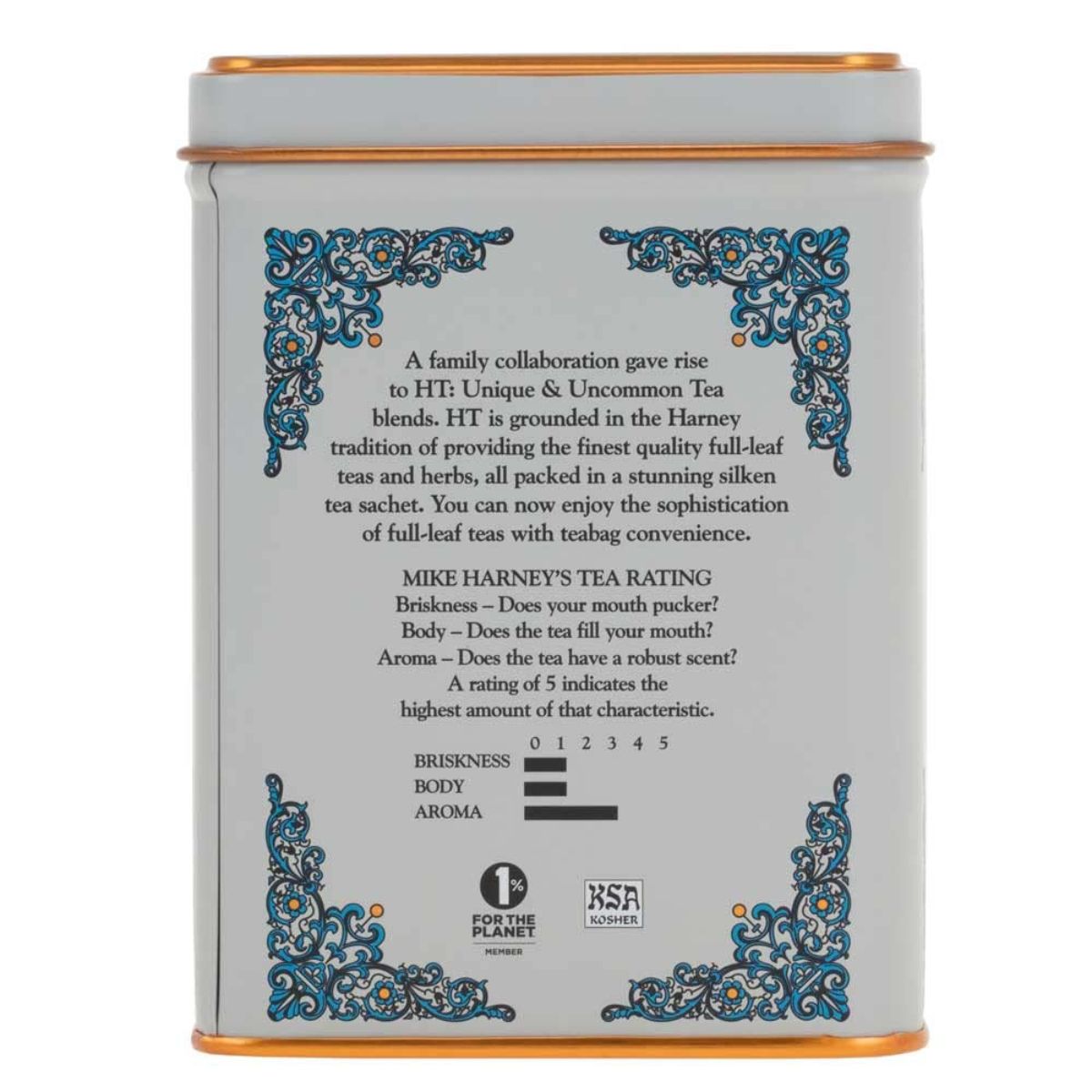 【追跡可能海外メール便】Harney & Sons ハーニー＆サンズ デカフェ バニラ コモロ 紅茶 20袋 缶入り カフェイン控えめ バニラ風味 ティー Harney & Sons Tea Decaffeinated, Great Present Idea, Vanilla Comoro, 1.4 oz Tin (20 Sachets)