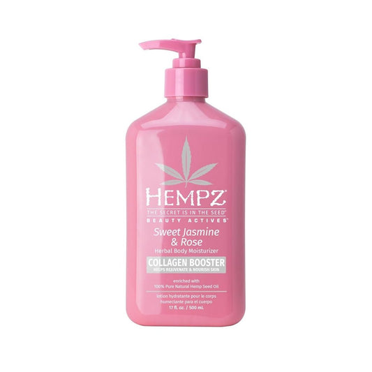 【エクスプレス便】 Hempz スイートジャスミン＆ローズ ハーバル ボディ保湿ローション 500ml  Hempz Sweet Jasmine & Rose Herbal Body Moisturizer Lotion 17oz  ヴィーガン ボディクリーム