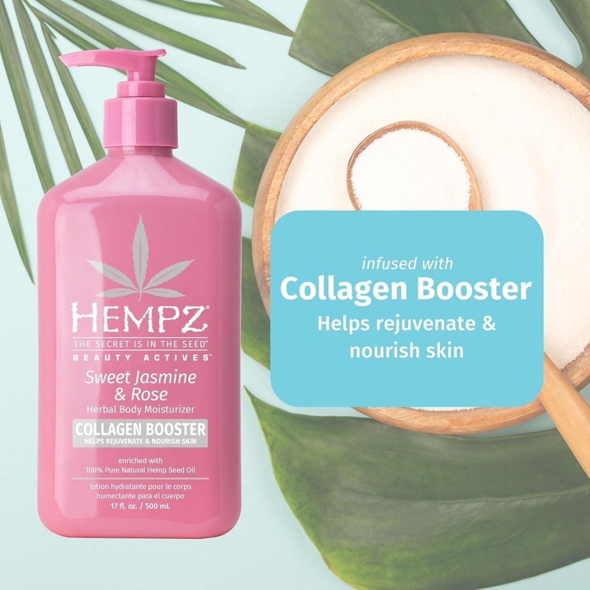 【エクスプレス便】 Hempz スイートジャスミン＆ローズ ハーバル ボディ保湿ローション 500ml  Hempz Sweet Jasmine & Rose Herbal Body Moisturizer Lotion 17oz  ヴィーガン ボディクリーム