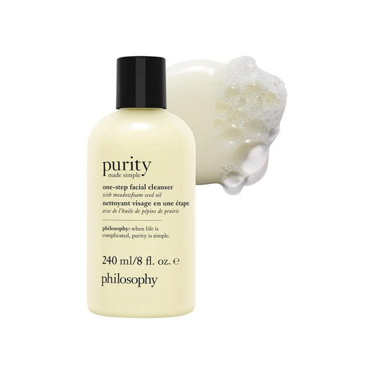【エクスプレス便】 philosophy ピュリティ メイド シンプル ワンステップ フェイシャルクレンザー 240mL  philosophy purity made simple one-step facial cleanser 8 fl oz メイク落とし 洗顔フォーム