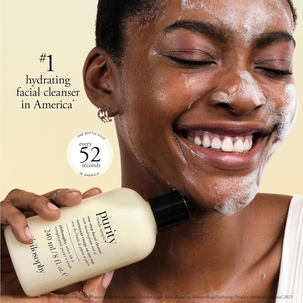 【エクスプレス便】 philosophy ピュリティ メイド シンプル ワンステップ フェイシャルクレンザー 240mL  philosophy purity made simple one-step facial cleanser 8 fl oz メイク落とし 洗顔フォーム