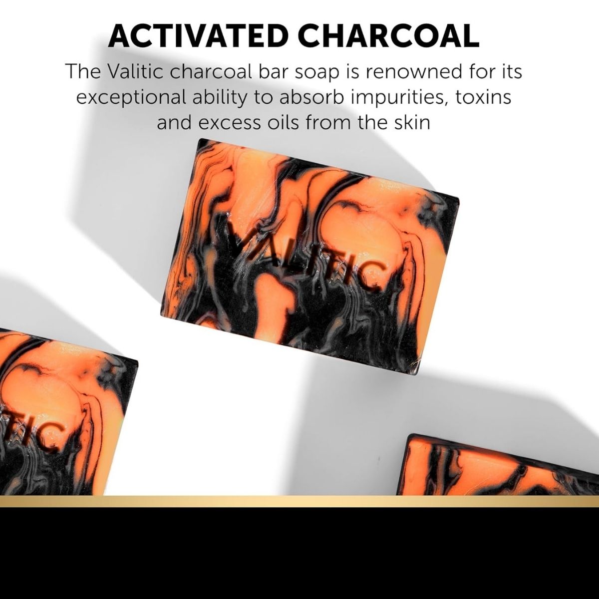 【エクスプレス便】 VALITIC  チャコール＆コウジ酸 ターメリック ダークスポットリムーバー ブラックソープ 2個セット VALITIC Charcoal Kojic Acid Turmeric Black Soap Bar Dark Spot Remover for Body or Face Wash 2 Pack 石鹸 くすみ ヒアルロン酸 ビタミンE