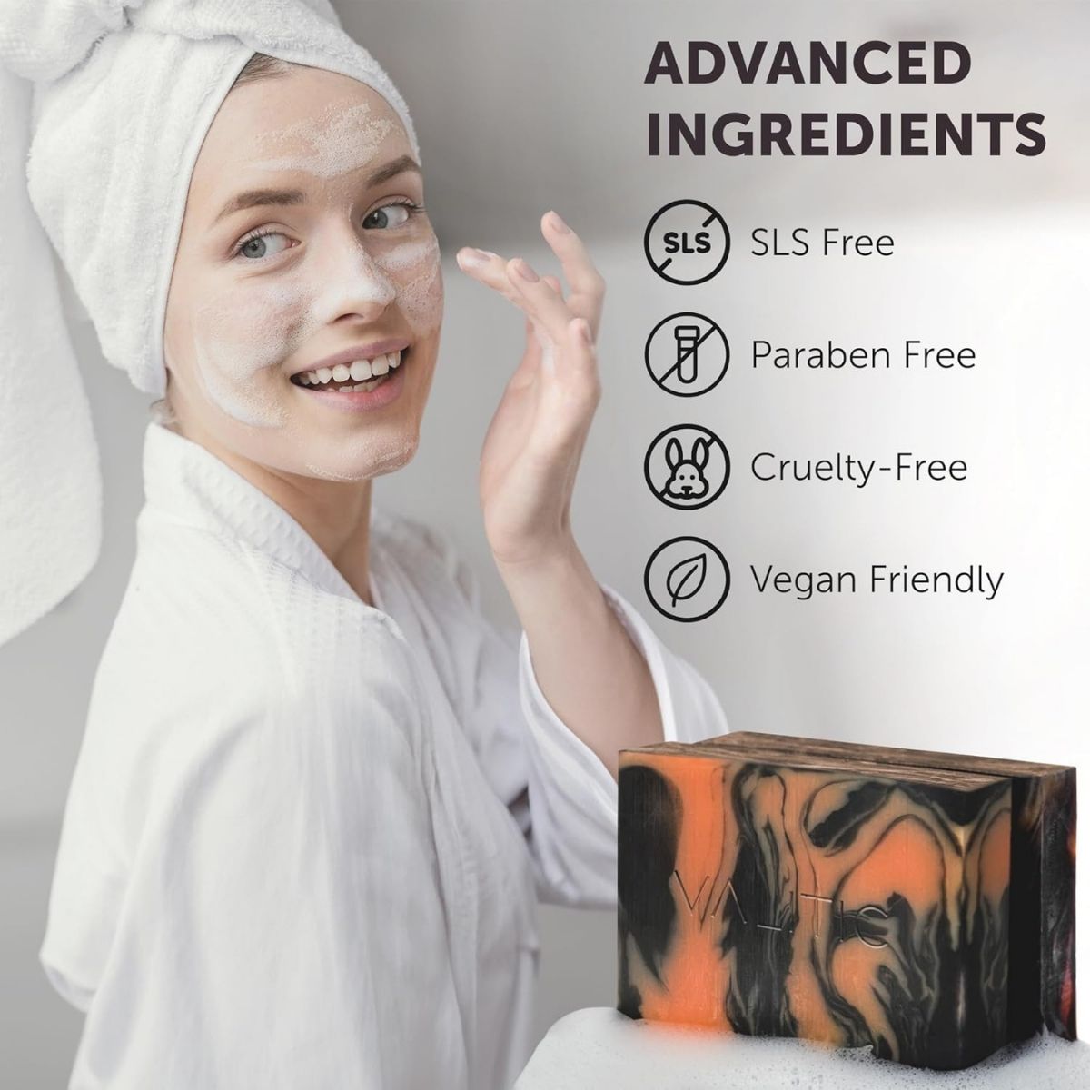 【エクスプレス便】 VALITIC  チャコール＆コウジ酸 ターメリック ダークスポットリムーバー ブラックソープ 2個セット VALITIC Charcoal Kojic Acid Turmeric Black Soap Bar Dark Spot Remover for Body or Face Wash 2 Pack 石鹸 くすみ ヒアルロン酸 ビタミンE