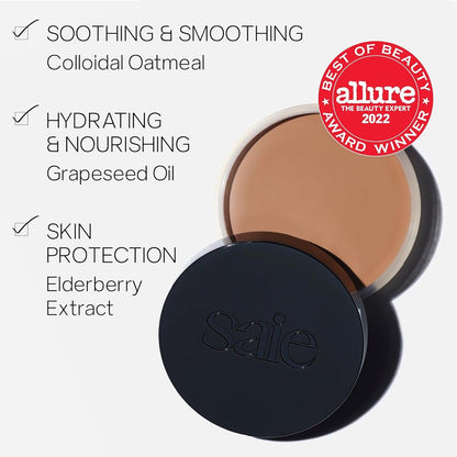 【エクスプレス便】Saie サンメルトクリームブロンザー セイ Sun Melt Cream Bronzer Light Bronze 1oz/ 30ml スキンケア成分配合 ビタミンC コントゥアリング クリーム ツヤ肌