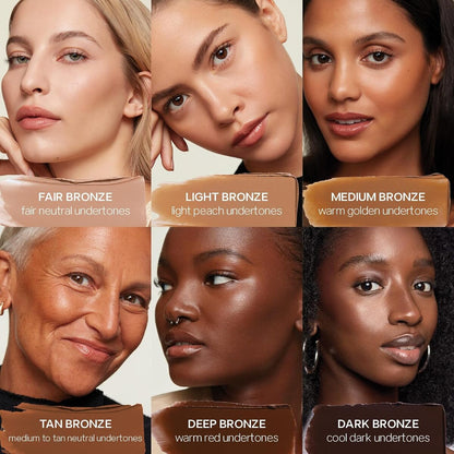 【エクスプレス便】Saie サンメルトクリームブロンザー セイ Sun Melt Cream Bronzer Light Bronze 1oz/ 30ml スキンケア成分配合 ビタミンC コントゥアリング クリーム ツヤ肌