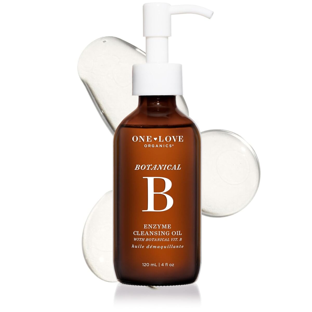 【エクスプレス便】One Love Organics ボタニカルB 酵素クレンジングオイル ワンラブオーガニックス Botanical B Enzyme Cleansing Oil 4oz / 120ml パパイヤ酵素 角質ケア メイク落とし