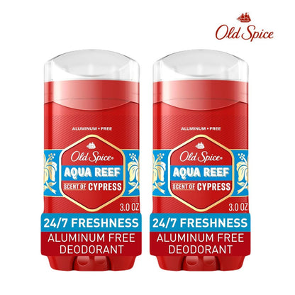 【エクスプレス便】【お得な2個セット】オールドスパイス Old Spice アクアリーフ ライム サイプレスの香り 長時間持続 スティックタイプ 3.0oz×2 ワキガ　匂い デオドラント