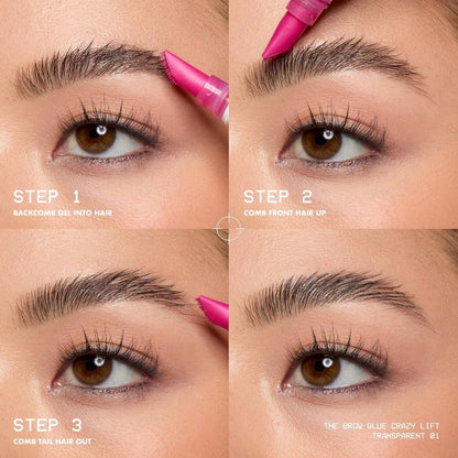 【追跡可能海外メール便】NYX メイクアップ 眉用ジェル ザ ブロウ グルー クレイジーリフト クリアタイプ NYX PROFESSIONAL MAKEUP The Brow Glue Crazy Lift Brow Lamination Gel  Clear Eyebrow Gel ニックス アイブロウ 眉毛マスカラ