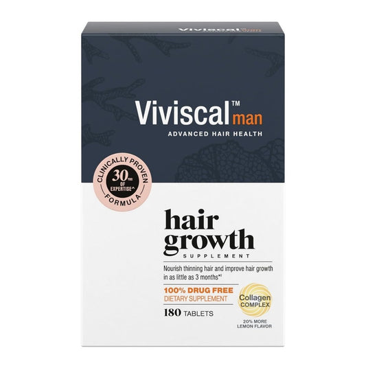 【エクスプレス便】Viviscal 男性用　髪の毛用　サプリメント 180錠　3か月分　Viviscal Hair Growth Supplements for Men's Hair 180 Count (Pack of 1), 3 Month Supply