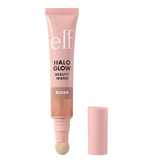 【エクスプレス便】e.l.f. ヘイローグロー ブラッシュ ビューティー ワンド エルフ Halo Glow Blush Beauty Wand Candlelit 0.33oz / 10mL チーク リキッド ブラッシュ スクワラン配合