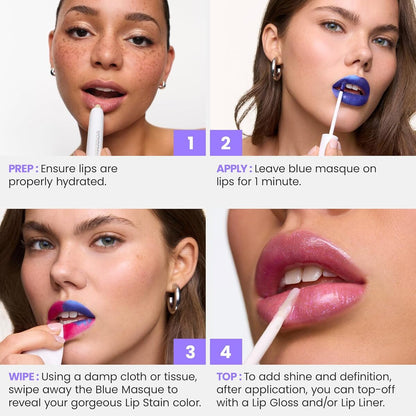 【エクスプレス便】Wonderskin ワンダーブレーディング オールデイ リップステイン ワンダースキン Wonder Blading All Day Lip Stain Whimsical Masque 0.135oz/4ml ティントリップ 落ちない ピールオフ