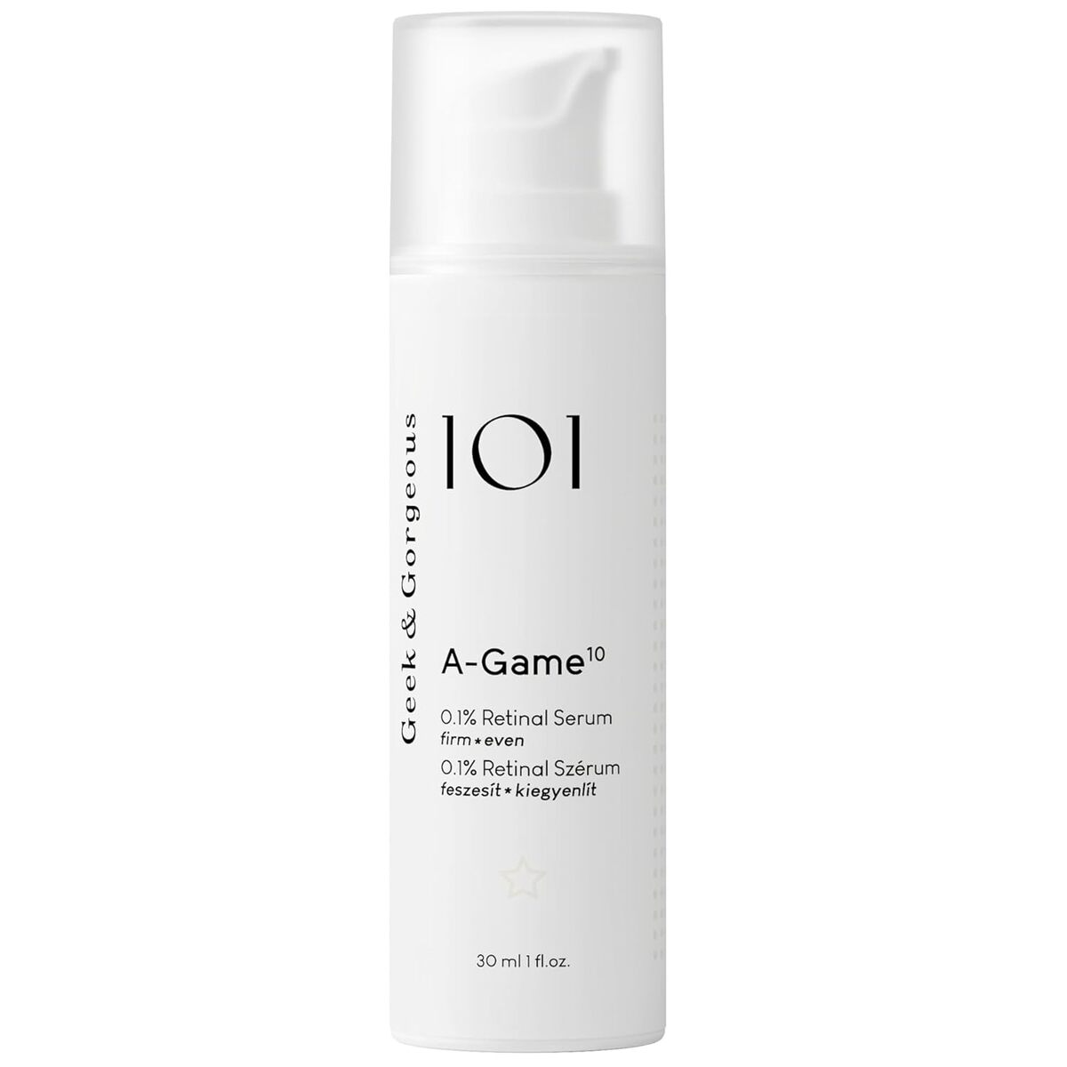 【エクスプレス便】Geek & Gorgeous A-Game 10-0.1% レチナールセラム ギーク アンド ゴージャス A-Game 10-0.1% Retinal Serum 1oz/30ml ナイトケア ビタミン 美容液