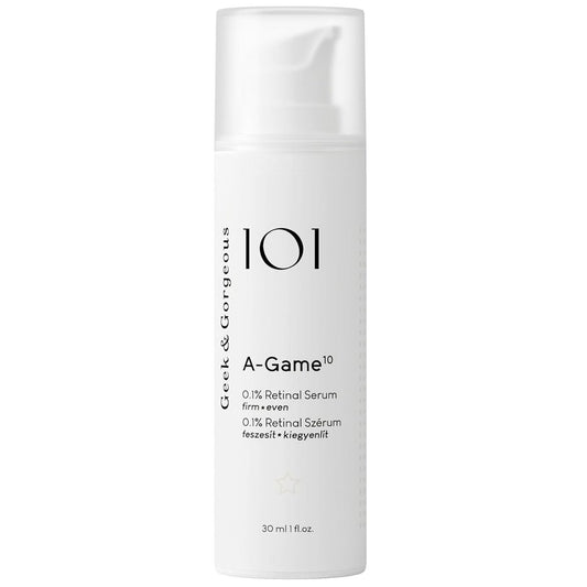 【エクスプレス便】Geek & Gorgeous A-Game 10-0.1% レチナールセラム ギーク アンド ゴージャス A-Game 10-0.1% Retinal Serum 1oz/30ml ナイトケア ビタミン 美容液