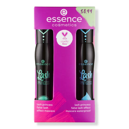 【エクスプレス便】Essence ラッシュプリンセス デュオパック エッセンス Lash Princess Duo Pack 0.4oz/12mL 2本セット マスカラ ウォータープルーフ ボリューム