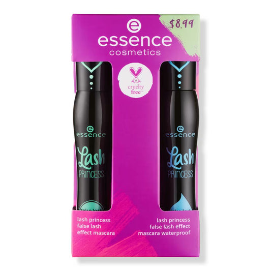【エクスプレス便】Essence ラッシュプリンセス デュオパック エッセンス Lash Princess Duo Pack 0.4oz/12mL 2本セット マスカラ ウォータープルーフ ボリューム