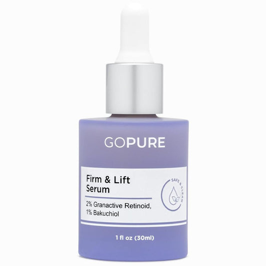 【エクスプレス便】goPure アクティブ ファーム アンド リフト セラム ゴーピュア Actives Firm & Lift Serum 1oz/30ml レチノール バクチオール 美容液 引き締め