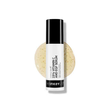 【エクスプレス便】The INKEY List 15%ビタミンC アンド イージーエフ セラム ザインキーリスト 15% Vitamin C and EGF Serum 1oz/30ml ニキビ ケア ブライトニング EGF 美容液