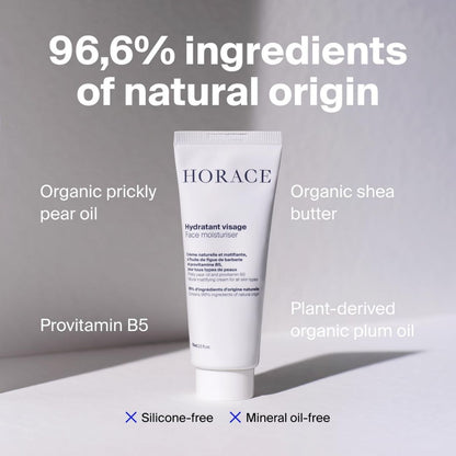 【エクスプレス便】HORACE マティファイング フェイスモイスチャライザー 75mL HORACE Mattifying Face Moisturizer Cream for Men 75 ml 男性用 保湿クリーム オーガニック 自然由来成分