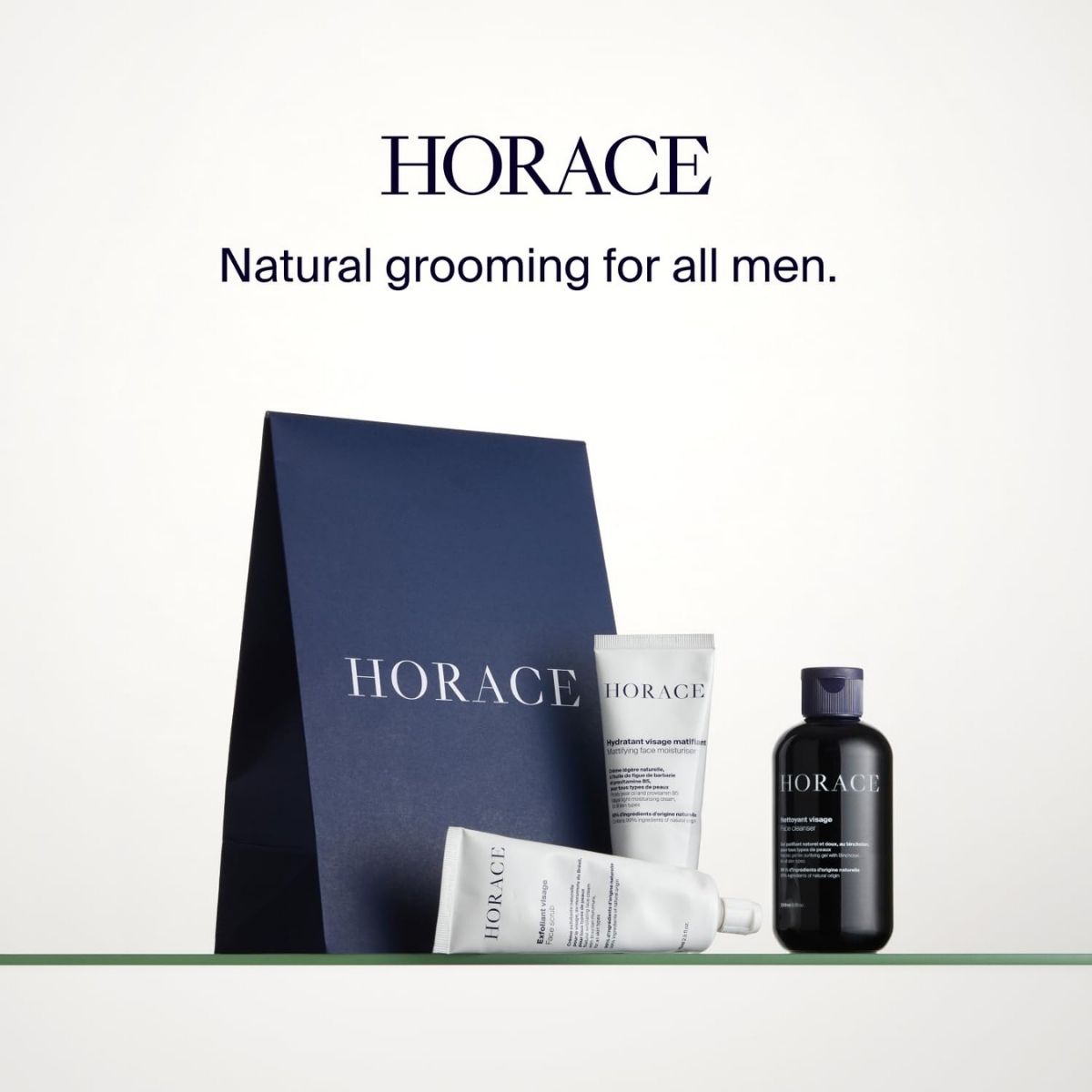 【エクスプレス便】HORACE マティファイング フェイスモイスチャライザー 75mL HORACE Mattifying Face Moisturizer Cream for Men 75 ml 男性用 保湿クリーム オーガニック 自然由来成分