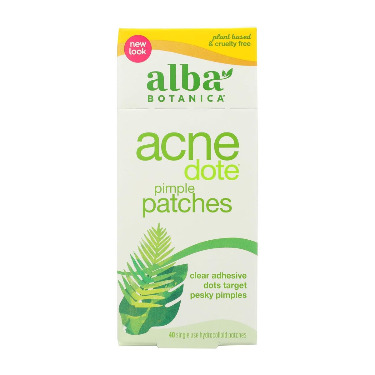 【エクスプレス便】Alba Botanica アクネドート ピンプルパッチ顔用 アルバボタニカ Acnedote Pimple Patches 0.64oz/約18g 40patches ニキビパッチ ニキビケア 透明 ティーツリー