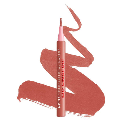 【エクスプレス便】NYX PROFESSIONAL MAKEUP リップランジェリーライナーステイン ニックス プロフェッショナル メイクアップ Lip Lingerie Liner Stain After Hours (Warm Rose) 0.03oz/1ml 落ちない リップライナー