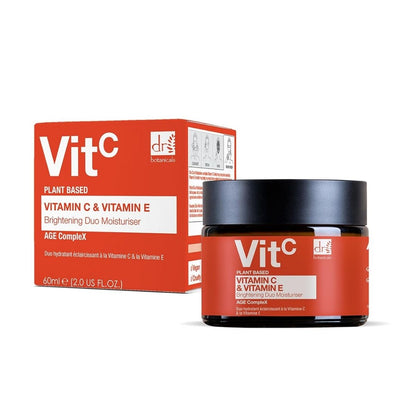 【エクスプレス便】Dr Botanicals ブライトニング デュオ モイスチャライザー 60mL Dr Botanicals Vitamin C & E Brightening Duo Moisturizer 2.0 Fl oz ビタミンC ビタミンE 配合 保湿クリーム