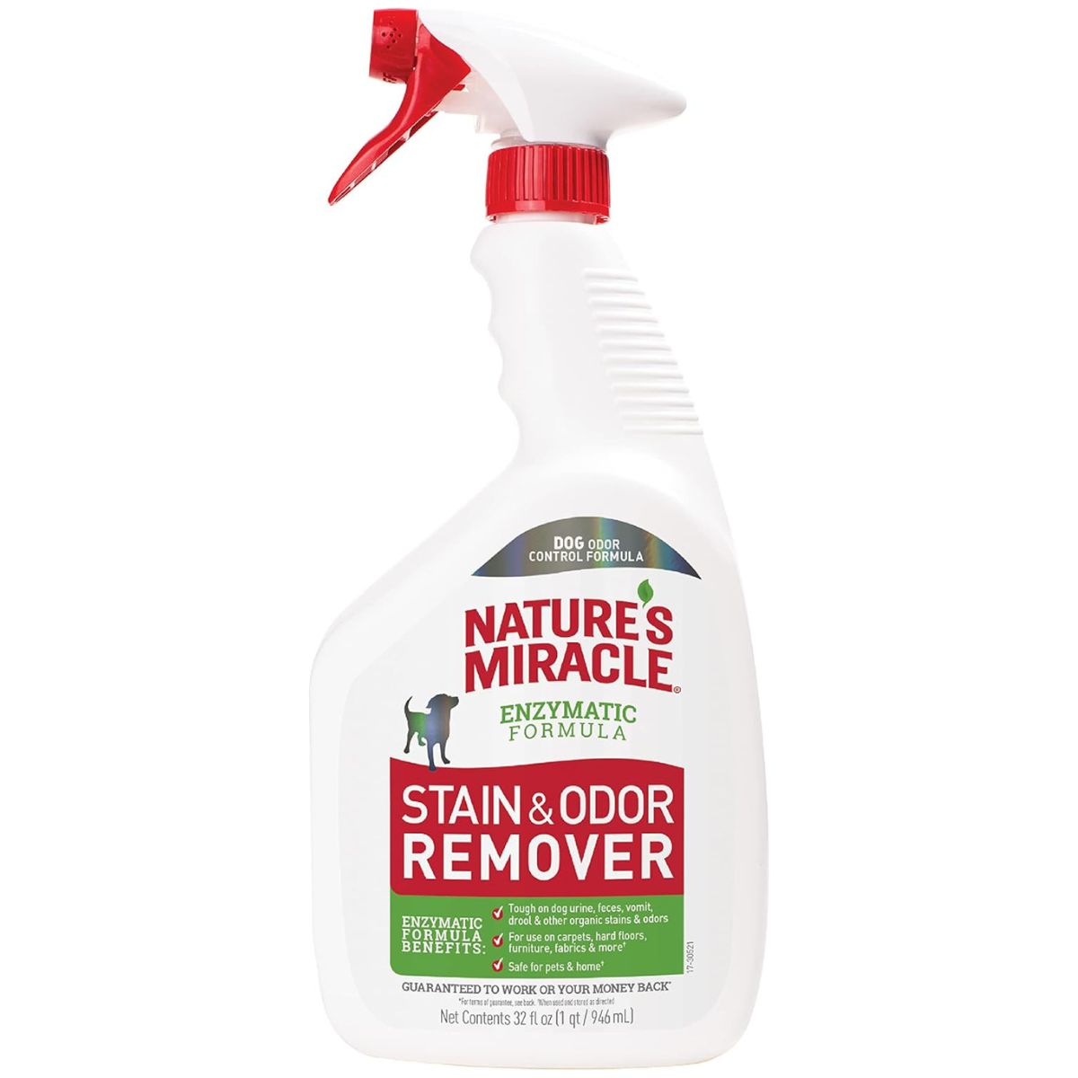 【エクスプレス便】Nature’s Miracle 犬用 消臭スプレー 32oz 約946ml 酵素クリーナー ペット用 尿臭 汚れ ニオイ対策 カーペット ソファ対応 シトラスの香り 日常汚れ用 Nature’s Miracle Stain and Odor Remover Dog, 32 Ounces