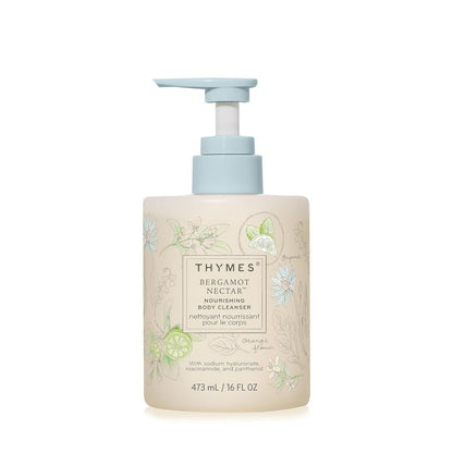 【エクスプレス便】Thymes ナリッシング ボディクレンザー 473ml （ベルガモットネクター）Thymes Nourishing Body Cleanser (Bergamot Nectar 16 fl oz) シトラス サンダルウッド ボディウォッシュ
