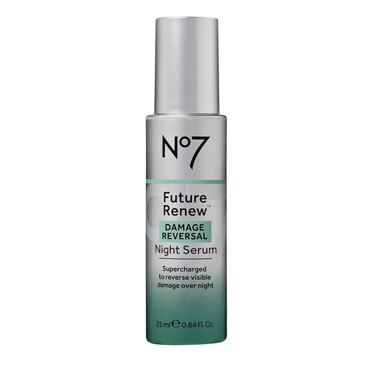 【エクスプレス便】No7 フューチャー リニュー ダメージ リバーサル ナイト セラム ナンバーセブン Future Renew Damage Reversal Night Serum 0.84oz/25ml ペプチド ヒアルロン酸 ナイアシンアミド 美容液