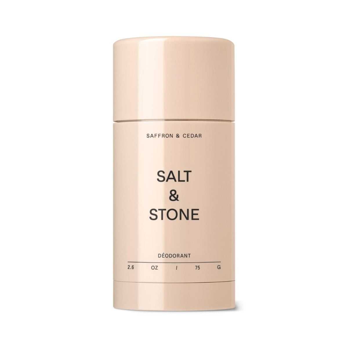 【エクスプレス便】SALT & STONE デオドラント（サフラン＆シダーの香り）アルミニウムフリー 男女兼用 シアバター配合 クルエルティフリー 2.6 oz SALT & STONE Aluminum Free Deodorant Saffron & Cedar