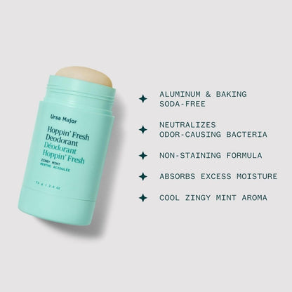 【エクスプレス便】Ursa Major ホッピン フレッシュ デオドラント 2.6oz Ursa Major Hoppin' Fresh Deodorant 2.6 ounce ユニセックス アルミニウムフリー クルエルティフリー 制汗剤 スティックタイプ