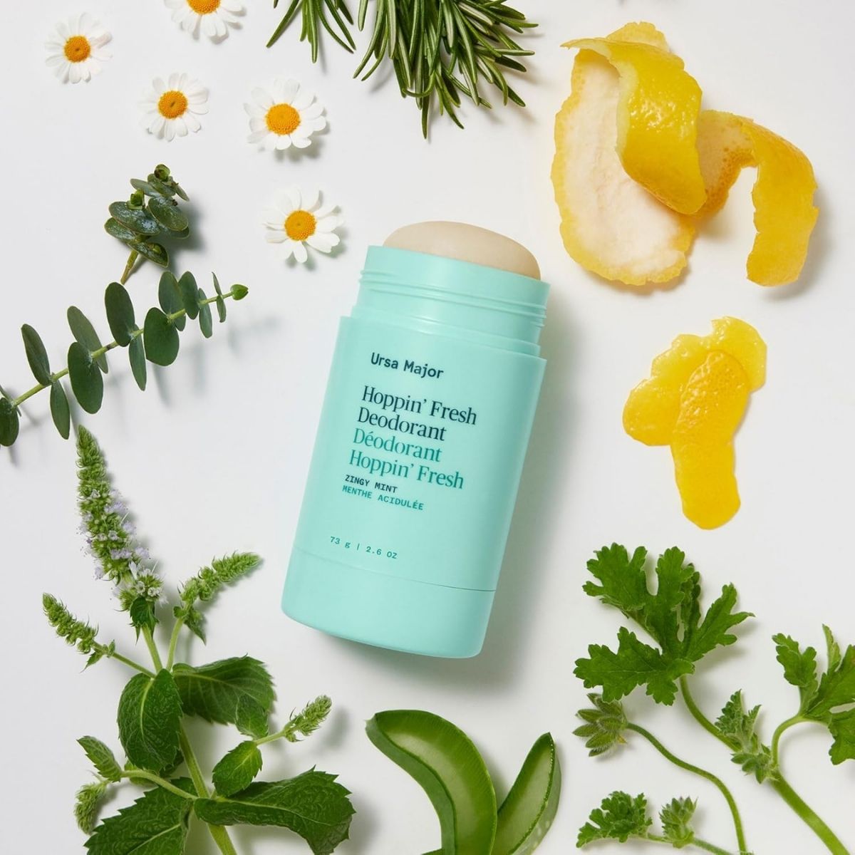 【エクスプレス便】Ursa Major ホッピン フレッシュ デオドラント 2.6oz Ursa Major Hoppin' Fresh Deodorant 2.6 ounce ユニセックス アルミニウムフリー クルエルティフリー 制汗剤 スティックタイプ