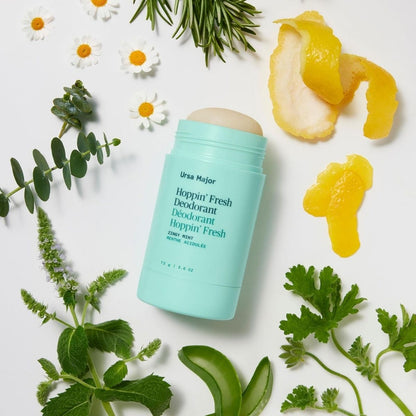 【エクスプレス便】Ursa Major ホッピン フレッシュ デオドラント 2.6oz Ursa Major Hoppin' Fresh Deodorant 2.6 ounce ユニセックス アルミニウムフリー クルエルティフリー 制汗剤 スティックタイプ