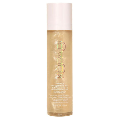 【エクスプレス便】 Kopari サングレイズ シアーセッティングミスト サンスクリーン コパリ Sunglaze Sheer Setting Mist Sunscreen SPF 50 2.53oz/75ml 日焼け止め スプレー ヒアルロン酸配合 ツヤ肌