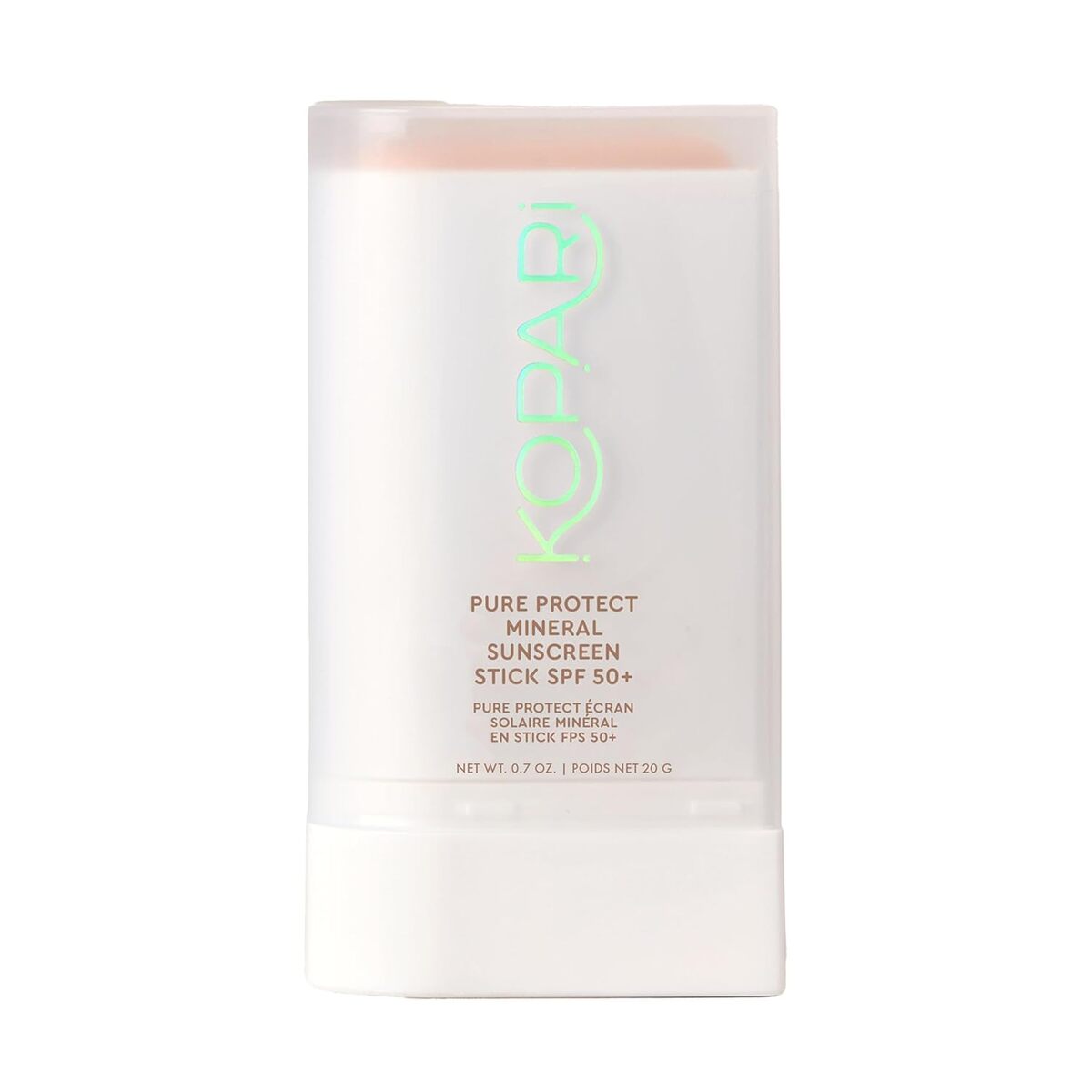 【エクスプレス便】 Kopari ピュアプロテクト100%ミネラルサンスクリーンスティック コパリ PURE PROTECT 100% Mineral Sunscreen Stick SPF 50+ 0.7oz/20g 日焼け止め アルガンオイル シアバター 配合 顔 体