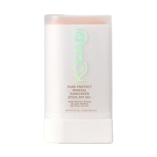 【エクスプレス便】 Kopari ピュアプロテクト100%ミネラルサンスクリーンスティック コパリ PURE PROTECT 100% Mineral Sunscreen Stick SPF 50+ 0.7oz/20g 日焼け止め アルガンオイル シアバター 配合 顔 体