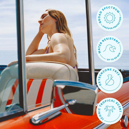 【エクスプレス便】 Hawaiian Tropic 顔用ウェイトレス ハイドレーション ウォーター ミスト ハワイアン トロピック Weightless Hydration Water Mist for Face SPF30 2.1oz/62ml 日焼け止め アルコールフリー オイルフリー ヒアルロン酸配合 保湿