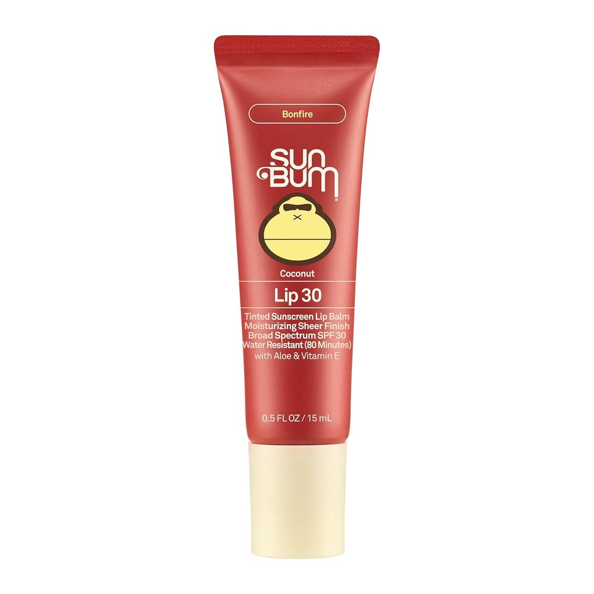 【エクスプレス便】 Sun Bum SPF30 サンスクリーン ボンファイヤー ティンテッド リップバーム サンバム SPF30 Sunscreen Bonfire Tinted Lip Balm Bonfire 0.5oz/15ml 日焼け止め ティント リップ ビタミンE配合