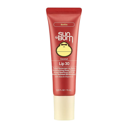 【エクスプレス便】 Sun Bum SPF30 サンスクリーン ボンファイヤー ティンテッド リップバーム サンバム SPF30 Sunscreen Bonfire Tinted Lip Balm Bonfire 0.5oz/15ml 日焼け止め ティント リップ ビタミンE配合
