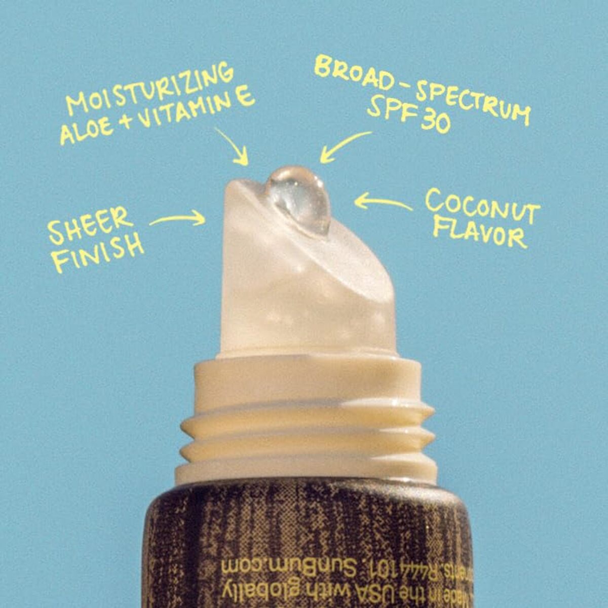 【エクスプレス便】 Sun Bum SPF30 サンスクリーン ボンファイヤー ティンテッド リップバーム サンバム SPF30 Sunscreen Bonfire Tinted Lip Balm Clear 0.5oz/15ml 日焼け止め ティント リップ ビタミンE配合